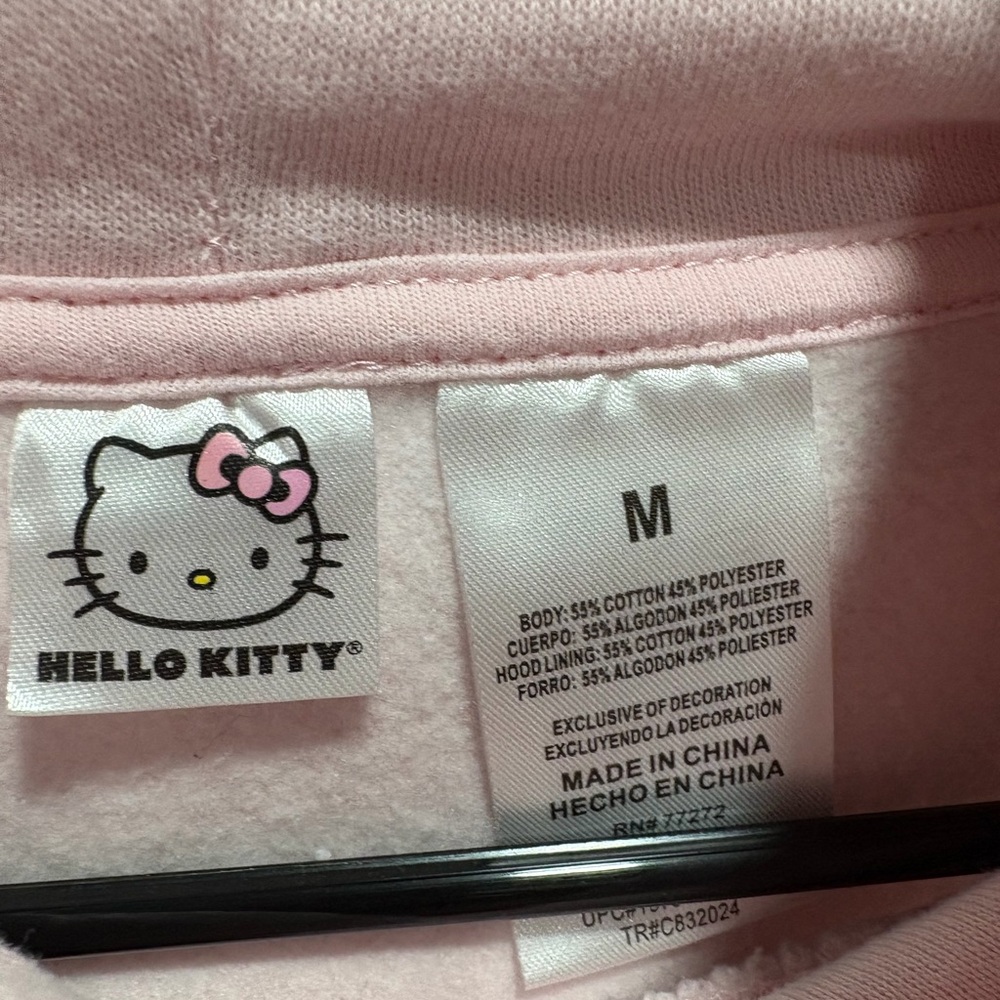 Hello Kitty Camp Fire Soft Pink Hoodie - Picture 4 of 4